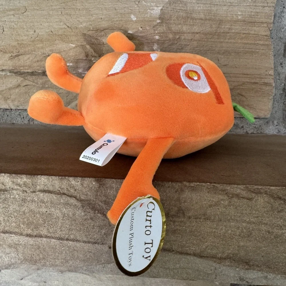 Qumulo Advertising Orange Plush Grumpquat Stuffed Animal